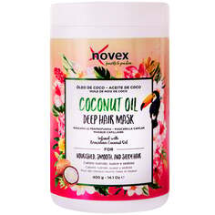 Разглаживающая маска для сухих волос с кокосовым маслом, 400г Novex, Coconut Oil Mask