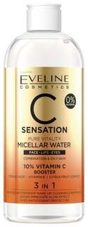 Мицеллярная вода Eveline Cosmetics c Sensation 400мл