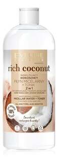 Кокосовый мицеллярный флюид + тоник 2в1 500мл Eveline Cosmetics Rich Coconut