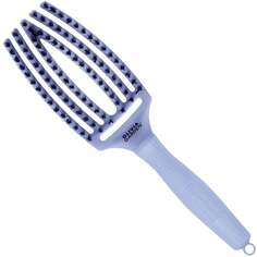 Кисть Olivia Garden Finger Brush Medium Love your Art Синяя кисть для волос