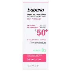 Мультизащитный крем для лица SPF50 Babaria