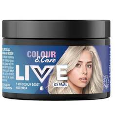 Минутная маска для окрашивания и ухода за волосами Icy Pearl 150мл Schwarzkopf,Live Color&amp;Care 5-