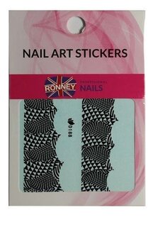 Наклейки для ногтей на водной основе NAILART STICKERS RN 189 RONNEY -