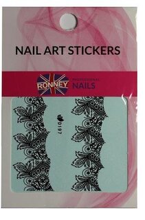 Наклейки для ногтей на водной основе NAILART STICKERS RN 193 RONNEY -