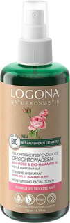 Увлажняющий тоник для лица с органической дамасской розой и органическим гамамелисом, 150 мл Logona