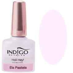 Гель-лак, гибридный лак для ногтей Ela Pastela, кремовая формула, стойкая, интенсивный цвет, не забивает кутикулу, 7 мл Indigo