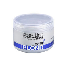 Шелковая маска для светлых волос, придающая платиновый оттенок, 250 мл Stapiz, Sleek Line