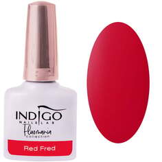 Гель-лак, Гибридный лак для ногтей, кремовая консистенция, Red Fred, 7 мл Indigo