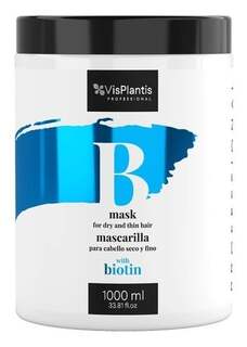 Профессиональная маска для сухих и тонких волос с биотином, 1000 мл Vis Plantis