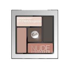 Гипоаллергенные атласные кремовые тени для век, 03,5 г Bell, HypoAllergenic Nude Eyeshadow