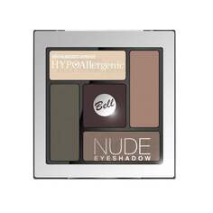 Гипоаллергенные атласные кремовые тени для век, 04,5 г Bell, HypoAllergenic Nude Eyeshadow