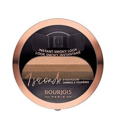 Тени для век, оттенок 02 Brun-ette A-doree, 3г Bourjois 1 Seconde, коричневый