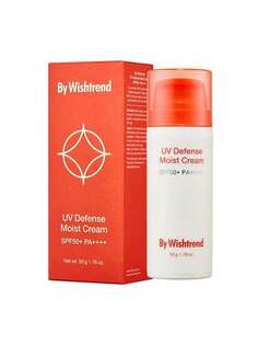 Увлажняющий крем, солнцезащитный крем, SPF 50+ PA++++, 50 г By Wishtrend UV Defense