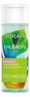 Увлажняющий тоник с хлорофиллом для молодой кожи, 200 мл Soraya