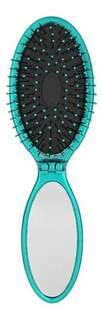 Щетка для влажной уборки, средство для распутывания волос Pop and Go, расческа для волос бирюзового цвета, Wet Brush