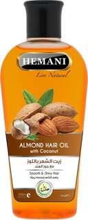 Миндальное масло для волос, 200 мл Hemani, Almond Hair Oil