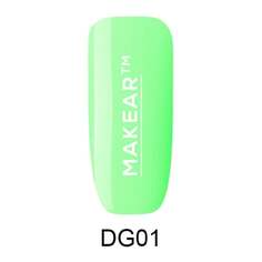 Гибридный лак для ногтей Sweet&amp;Tasty Green Dream DG01, 8 мл Makear