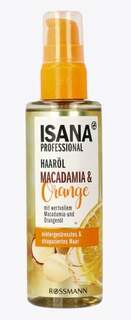 Макадамия и Апельсин, Масло для волос, 100мл Isana