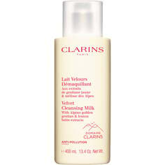 Молочко для снятия макияжа, 400 мл Clarins, Velvet Cleansing Milk