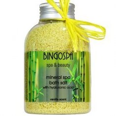 Соль для ванн BINGOSPA Mineral SPA с гиалуроновой кислотой и ароматом ванили 650г Купить