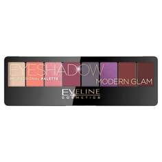 Набор теней для век 03 Modern Glam, 9,6 г Eveline Cosmetics, Eyeshadow Professional Palette, розовый