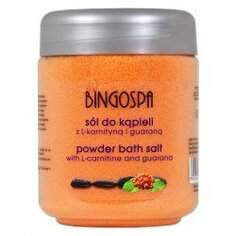 Соль для ванн с гуараной и L-карнитином 580г Купить BINGOSPA
