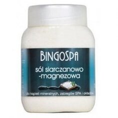 БИНГОСПА Сульфатно-магниевая соль для минеральных ванн, СПА-процедур и компрессов 1250г, BingoSpa