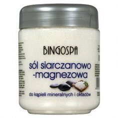 БИНГОСПА Сульфатно-магниевая соль для минеральных ванн и компрессов 600г, BingoSpa