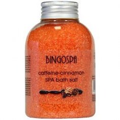 Соль для ванн Кофеин-корица SPA 600г Купить BINGOSPA