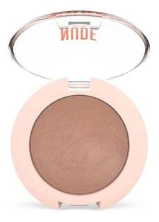 Запеченные матовые тени для век 01 Carmel Nude, 2 г Golden Rose, Nude Look