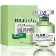 Туалетная вода, 80 мл Benetton, United Dreams Live Free