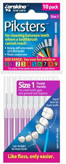 Пикстеры, Зубные щетки м/з размер 1, Фиолетовый, 10 шт., inna