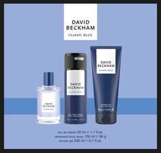 Подарочный набор косметики, 3 шт. David Beckham, Classic Blue