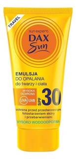 Эмульсия для загара для лица и тела, SPF 30, 50 мл Dax Sun