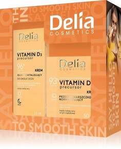 Набор кремов Viamina D3 50 мл + крем для глаз 15 мл Delia, Delia Cosmetics