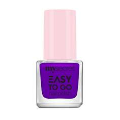 Темно-фиолетовый лак для ногтей 313, 10 мл My Secret, Easy To Go