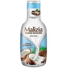 Пена для ванны кокосовая жидкость для ванн 1000мл Malizia