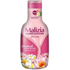 Пена для ванны Monoi и жидкость для ванн с цветком лотоса 1000мл Malizia