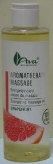 Ароматерапевтический массаж, бодрящее массажное масло, грейпфрут. AVA