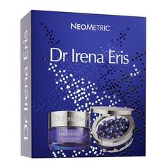 Дневной крем против морщин 50мл + Капсулы против морщин для глаз и губ Уход за зоной вокруг глаз и губ ампулы 45 шт. Dr Irena Eris Neometric Contour Rejuvenating Day Cream