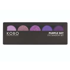 Палитра теней для век, 9 г Kobo Professional, Purple Sky