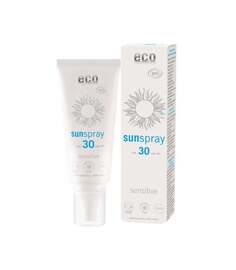 Спрей солнцезащитный SPF 30 Sensitive с маслом семян граната и малины, 100 мл, Eco Cosmetics