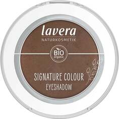 Фирменный цвет теней для век орех 02 Lavera, коричневый