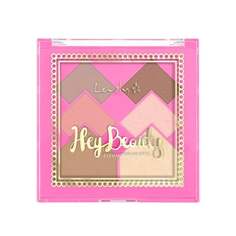 Многофункциональная палетка теней для лица Lovely, Hey Beauty Eyeshadow Palette 18г , розовый