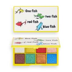 Палетка теней для век One Fish Two Fish Red Fish Blue Fish 8 Makeup Revolution, I Heart Revolution, x Dr.Seuss, разноцветный