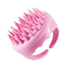 Массажер для мытья волос и нанесения лосьона, розовый Lejdis