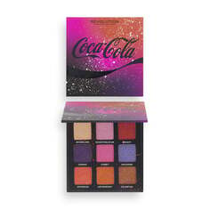 Мини-палитра теней для век Makeup Revolution, Coca Cola Starlight, розовый