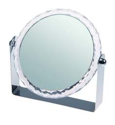 Интер-вион, Зеркало двустороннее на металлической ножке, диаметр 13 см., Inter-vion