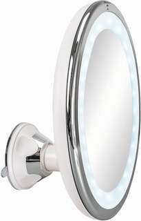 Косметическое зеркало, белый/серебристый Kleine Wolke, Flexy Max, серебро