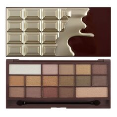 Палетка теней для век Chocolate Golden Bar, 22 г I Heart Revolution, I Heart Makeup Palette, Makeup Revolution, коричневый